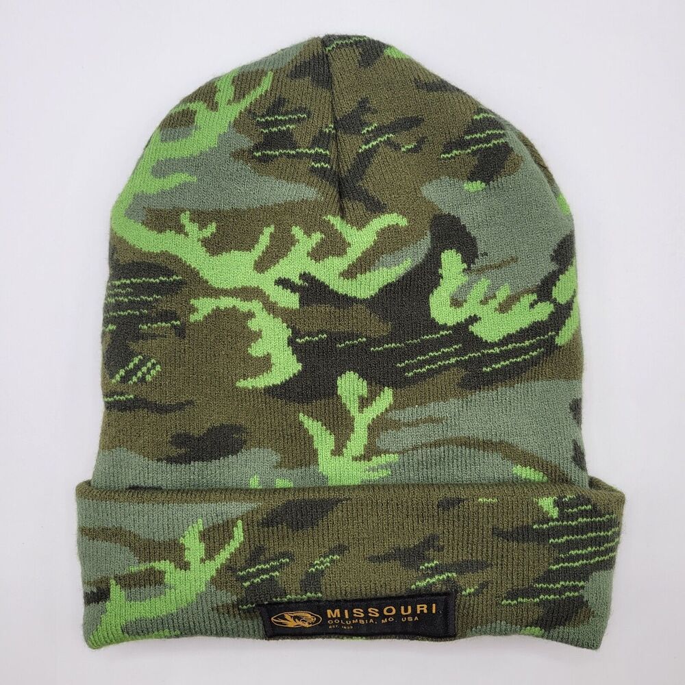 Missouri Tigers Mens Womens Nike Beanie Camo Military Appreciation Cuffed Knit